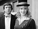 Jaromír Hanzlík a Kathy Kriegelová v seriálu Cirkus Humberto (1988)