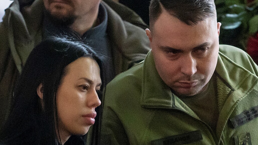 éf ukrajinské vojenské rozvdky Kyrylo Budanov a jeho ena Marianna (21. ledna...