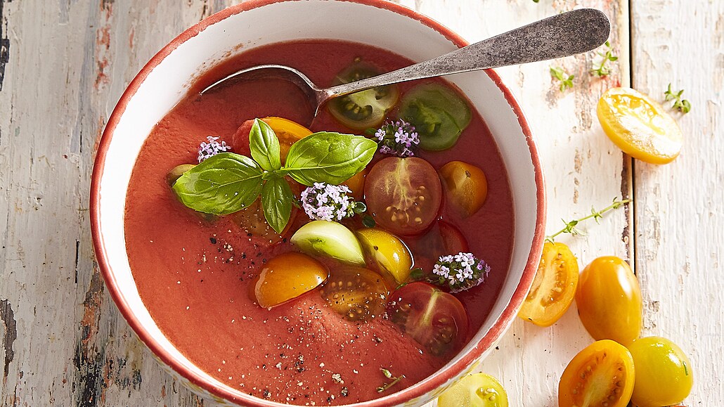 Rajatová polévka Gazpacho