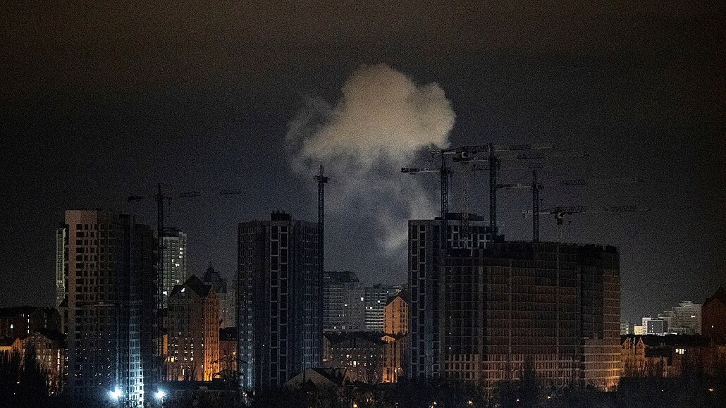 Ruský dronový útok na Kyjev (25. listopadu 2023)