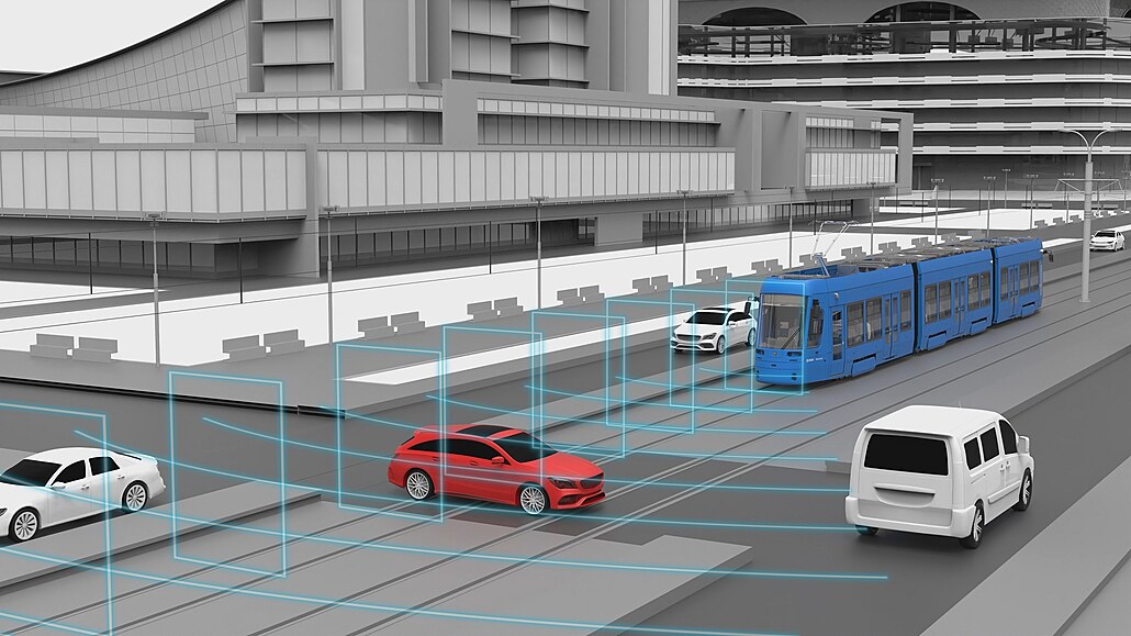 Antikolizní systém �koda Digital pro tramvaje