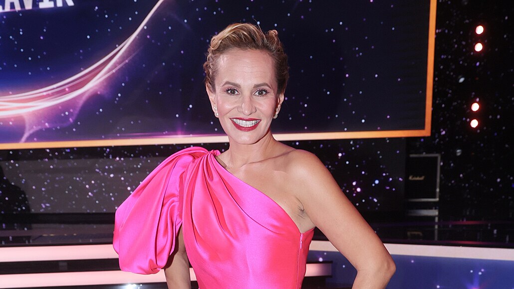 Monika Absolonová na udílení cen �eský slavík (Praha, 24. listopadu 2023)