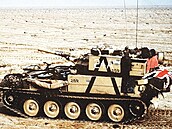 FV101 Scorpion během nasazení v Perském zálivu