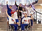 Momentka z představení české kolekce pro letní olympijské a paralympijské hry v...