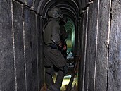 Tunel pod nemocnicí Šífa v Gaze (23. listopadu 2023)