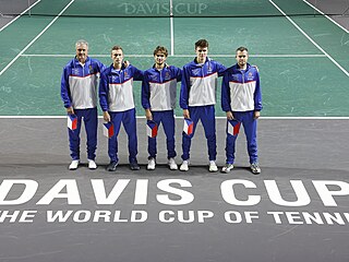 Výbr kapitána Jaroslava Navrátila ped finálovým turnajem Davis Cupu ve...