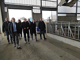 Fiala a Výborný na náv�t�v� kravína. (27. listopadu 2023)