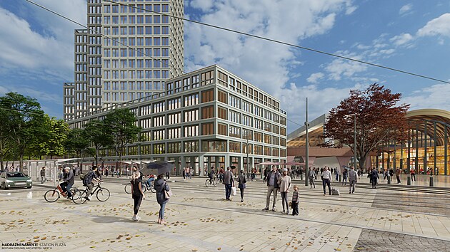 Projekt nového nádraží od nizozemských architektů myslí i na jeho okolí.