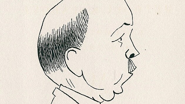 Inspirací pro autora pamětní desky byl i Kalábův portrétem od Adolfa Hoffmeistera.