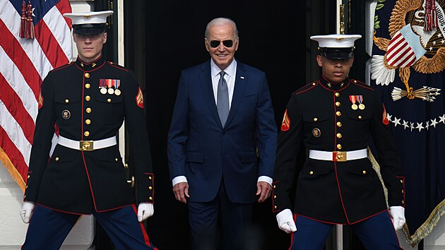 Americk prezident Joe Biden v den svch 81. narozenin (20. listopadu 2023)
