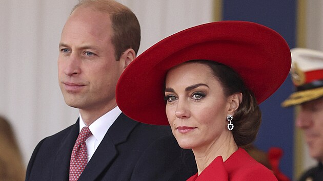 Princ William a princezna Kate (Londn, 21. listopadu 2023)