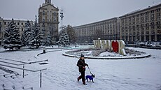 První sníh v Kyjev (22. listopadu 2023)
