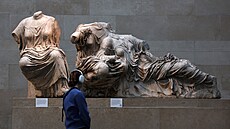 Elginovy mramory v Britském muzeu (28. listopadu 2023)