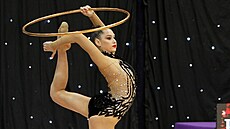 Ukrajinská reprezentantka v moderní gymnastice Vlada Nikolenková na snímku z...