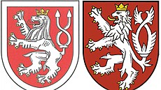 Městys Karlštejn má ve znaku dvouocasého lva téměř totožného se znakem ČR. Liší...