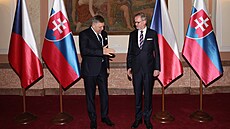 Premiér Petr Fiala (ODS) p�ijal slovenského premiéra Roberta Fica. (24....