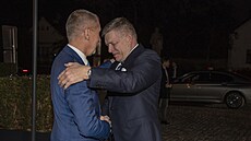 Robert Fico se také seel s pedsedou hnutí ANO Andrejem Babiem. (24....