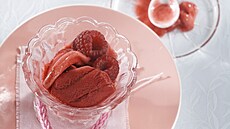 Malinový sorbet