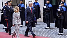 Prezident Petr Pavel se v Itálii setkal s premiérkou Giorgiou Meloniovou. (28....