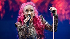 Tereza Ma�ková byla za sv�j výkon na koncert� R��ová Lucerna chválena kritiky...