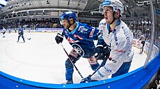Rytíi Kladno - HC koda Plze, hokejová extraliga. Domácí Michael Frolík ( v...