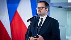 Polský politik a zmocnnec pro polský projekt CPK Marcin Horaa (8. února 2022)