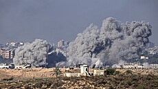 Izraelci dál útoí na Pásmo Gazy. (21. listopadu 2023)