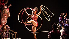 Záběr z představení Corteo, které k nám přiveze Cirque du Soleil.