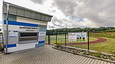 Parkovit u sportovního areálu Vejsplachy ve Vrchlabí (19. záí 2023)
