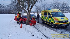 idi osobního auta vyjel ze silnice mezi Letkovem a Tymákovem na Plzesku a...