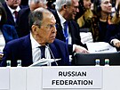 Ruský ministr zahranií Sergej Lavrov se úastní zasedání ministr zahranií...