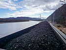 Cesta nákladního vlaku s uhlím po Bajkalsko-amurské magistrále. (11. 1. 2023)