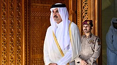 Katarský emír Tamím bin Hamad Ál Thání (29. listopadu 2023)