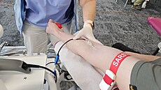 Pracovníci Transfuzního a tká�ového odd�lení Fakultní nemocnice Brno vyrazili...