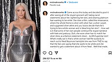 Tina Knowlesová hájí svtlý vzhled své dcery Beyoncé.