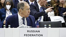 Ruský ministr zahranií ve svém projevu na zasedání OBSE obvinil Západ, e vede...