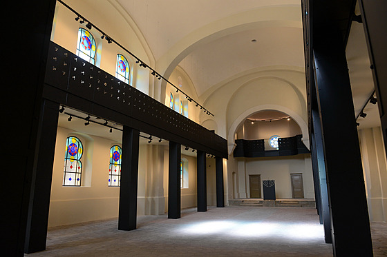 Rekonstrukce žatecké synagogy začala v roce 2019, rozsáhlé práce ze 55 milionů...