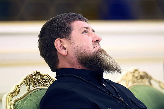 �e�enský v�dce Ramzan Kadyrov v Rijádu (6. prosince 2023)