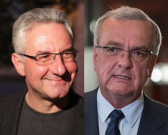 Zleva: Jan Zahradil, Miroslav Kalousek