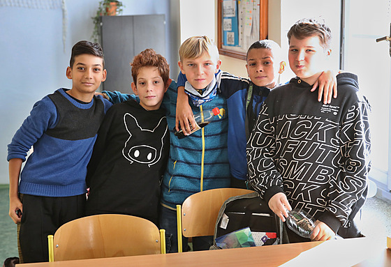 Základní kola Petrin podporuje áky ze sociáln znevýhodnných rodin.