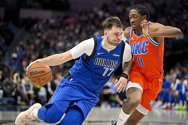 Dončičův triple double a šňůra 30 bodů. Dallas přesto nestačil na Oklahomu