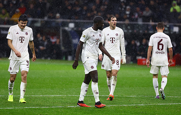 Bayern dostal ve Frankfurtu pět gólů, Union Berlín vyhrál poprvé od srpna