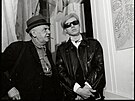 Weegee a Andy Warhol. Snímek byl poízený rok ped smrtí svérázného fotografa.
