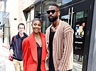 Americký basketbalový hrá� Dwyane Wade a jeho �ena here�ka Gabrielle Unionová...