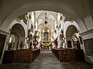 Kostel Panny Marie pod etzem, místo, kde bude vystaveno tlo zesnulého Karla...