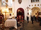 V malostranském kostele Panny Marie pod etzem zaalo rozlouení s Karlem...
