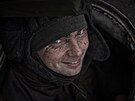 Voják 58. mechanizované brigády ukrajinské armády na front u msta Vuhledar v...