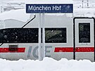 Mnichovské hlavní nádraí po hustém snení (2. prosince 2023)