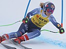 Italka Sofia Goggiaová na trati super-G ve Svatém Moici