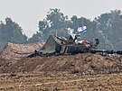 Izraelská dlostelecká jednotka operuje na hranici s Gazou uprosted...